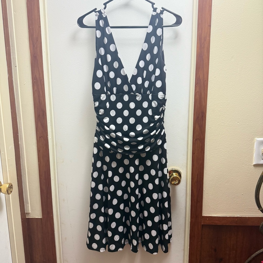 Ruby Rox Black and White Floral Dress